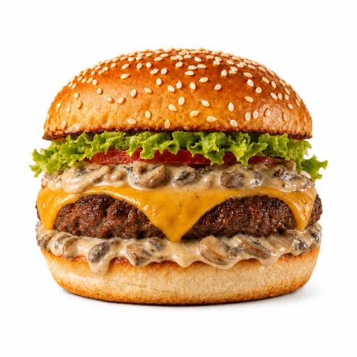 Mushroom Melt Burger - 80g – Wake Up