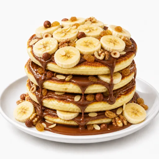 Pancake Nutella Banane Fruits Sec – Wake Up
